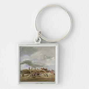 Drempelkorn (potlood & m/c op papier) sleutelhanger