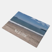 Drempelmat 'Op het strand' Deurmat (Schuin)