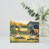 Drempelwaarde. Avond. door Niko Pirosmani Briefkaart (Staand voorkant)