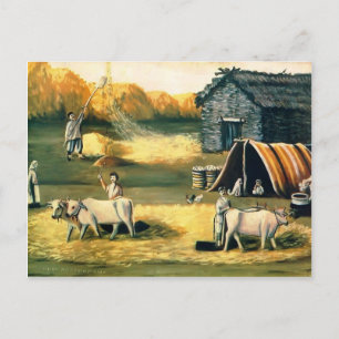 Drempelwaarde. Avond. door Niko Pirosmani Briefkaart