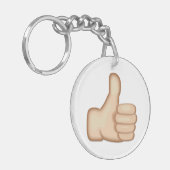 Drempelwaarden voor aanmelding Emoji Sleutelhanger (Voorkant Links)