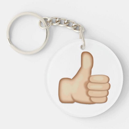 Drempelwaarden voor aanmelding Emoji Sleutelhanger (Voorkant)