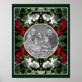 Drenched Rozen Lijst Creëer Uw eigen foto Poster (Voorkant)