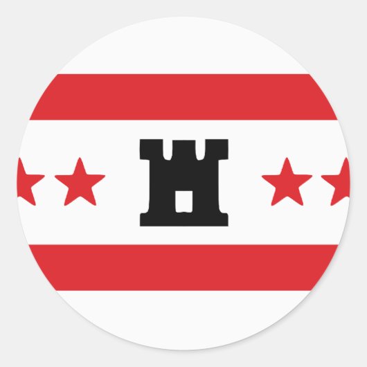 Drenthe, Nederland Ronde Sticker (Voorkant)