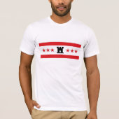 Drenthe regio vlag nederland t-shirt (Voorkant)
