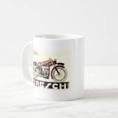 Dresch-motorfiets Koffiemok (Voorkant links)
