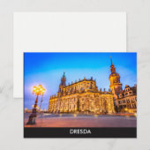 Dresda Duitsland Briefkaart (Voorkant / Achterkant)