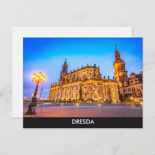 Dresda Duitsland Briefkaart (Voorkant / Achterkant)