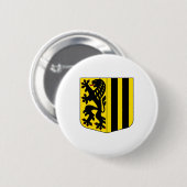 Dresden Coat Arms Officier Duitsland Saksen Symboo Ronde Button 5,7 Cm (Voorkant /achterkant)