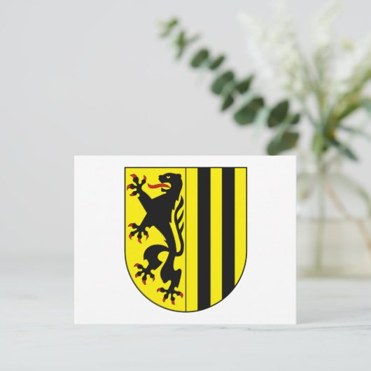 Dresden Coat of Arms Briefkaart (Staand voorkant)