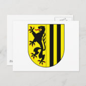 Dresden Coat of Arms Briefkaart (Voorkant / Achterkant)
