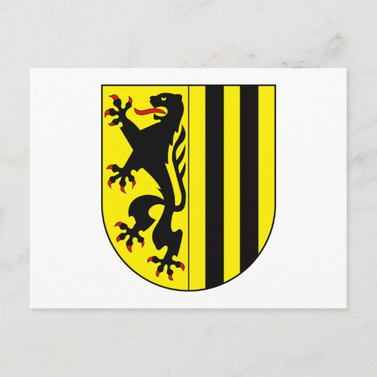 Dresden Coat of Arms Briefkaart (Voorkant)