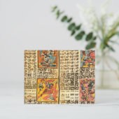 Dresden codex briefkaart (Staand voorkant)