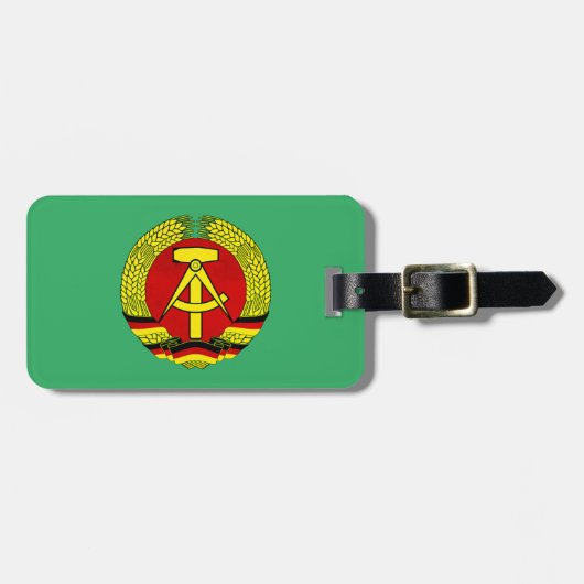 Dresden, DDR, Dresden, Duitsland - Oost-Duitse Oss Bagagelabel (Voorkant horizontaal)