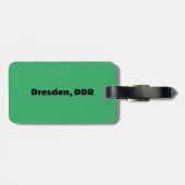 Dresden, DDR, Dresden, Duitsland - Oost-Duitse Oss Bagagelabel (Achterkant horizontaal)