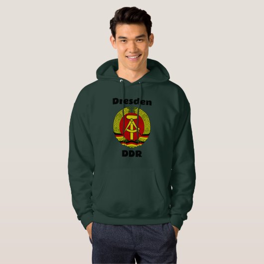 Dresden, DDR, Dresden, Duitsland - Oost-Duitse Oss Hoodie (Voorkant volledig)
