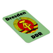 Dresden, DDR, Dresden, Duitsland - Oost-Duitse Oss Magneet (Rechterzijde)