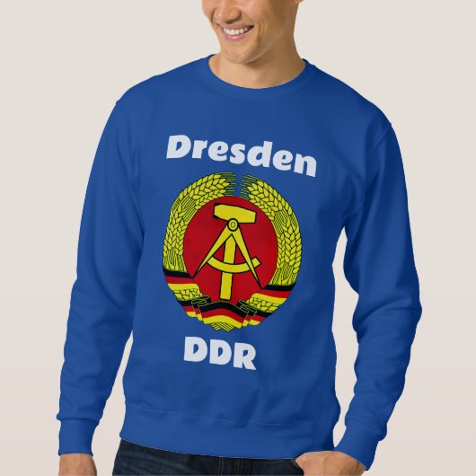 Dresden, DDR, Dresden, Duitsland - Oost-Duitse Oss Trui (Voorkant)