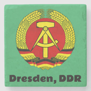 Dresden, DDR, Dresden, Duitsland - Oost-Duitsland Stenen Onderzetter