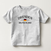 Dresden Deutschland Coordinates German Kinder Shirts (Voorkant)