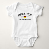 Dresden Deutschland Coordinates German Romper (Voorkant)