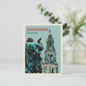 Dresden Duitse historische stad Briefkaart (Staand voorkant)