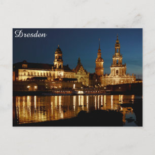 Dresden, Duitsland Briefkaart