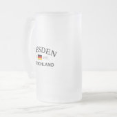Dresden Duitsland Coördinaten Duits Matglas Bierpul (Voorkant links)