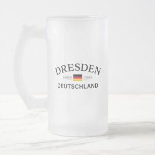 Dresden Duitsland Coördinaten Duits Matglas Bierpul