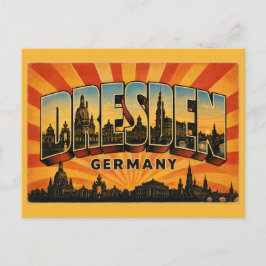 Dresden Duitsland Frauenkirche Briefkaart