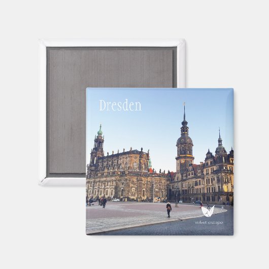 Dresden, Duitsland - magneet van Velvet Escape (Voorkant / Achterkant)