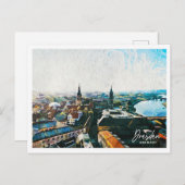 Dresden Duitsland Mooi olieverflandschap Briefkaart (Voorkant / Achterkant)