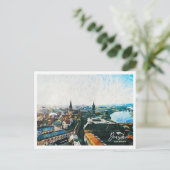 Dresden Duitsland Mooi olieverflandschap Briefkaart (Staand voorkant)