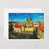 Dresden Duitsland Mooi olieverflandschap Briefkaart (Voorkant / Achterkant)