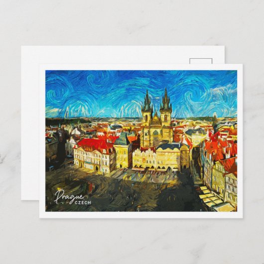 Dresden Duitsland Mooi olieverflandschap Briefkaart (Voorkant / Achterkant)