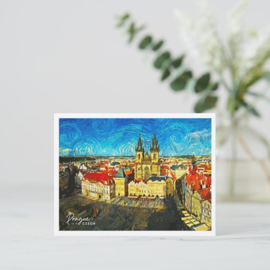 Dresden Duitsland Mooi olieverflandschap Briefkaart (Staand voorkant)