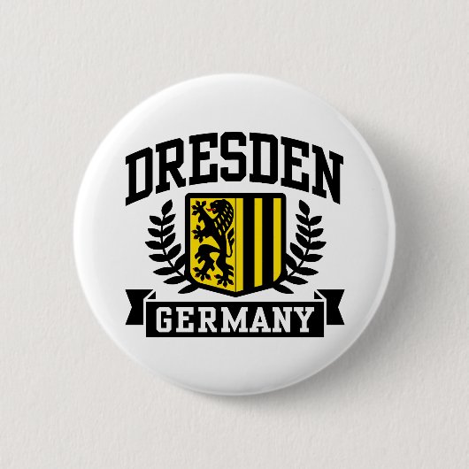 Dresden Duitsland Ronde Button 5,7 Cm (Voorkant)