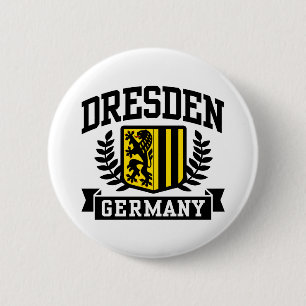 Dresden Duitsland Ronde Button 5,7 Cm