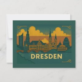 Dresden Duitsland Stad Kunst Briefkaart