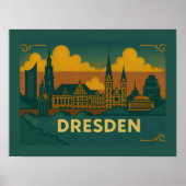 Dresden Duitsland Stad Kunst Poster (Voorkant)