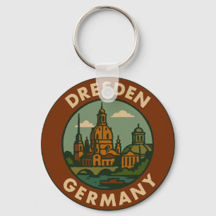 Dresden Duitsland Stad Kunst Sleutelhanger