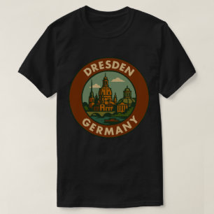 Dresden Duitsland Stad Kunst T-shirt