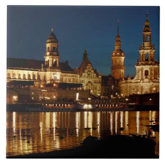 Dresden, Duitsland Tegeltje (Voorkant)