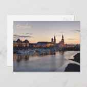 Dresden Elbe uitzicht Briefkaart (Voorkant / Achterkant)