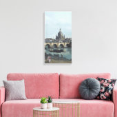 Dresden Elbufer Vedute – Canaletto – Bellotto Canvas Afdruk (Insitu (Woonkamer))