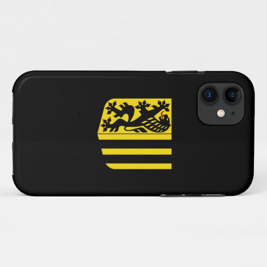 Dresden emblem Germany flag symbol coat arms Case-Mate iPhone Case (Achterkant (horizontaal))