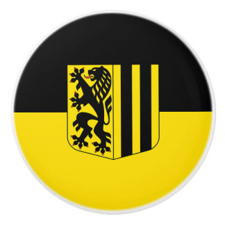 Dresden emblem Germany flag symbol coat arms Keramische Knop