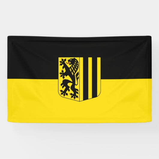 Dresden emblem Germany flag symbol coat arms Spandoek (Horizontaal)