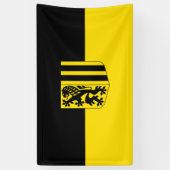 Dresden emblem Germany flag symbol coat arms Spandoek (Verticaal)