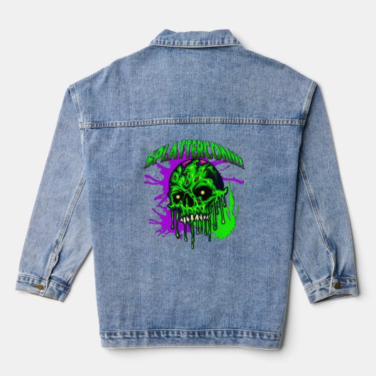 Dresden Fans SplatterCon Denim Jacket (Achterkant)